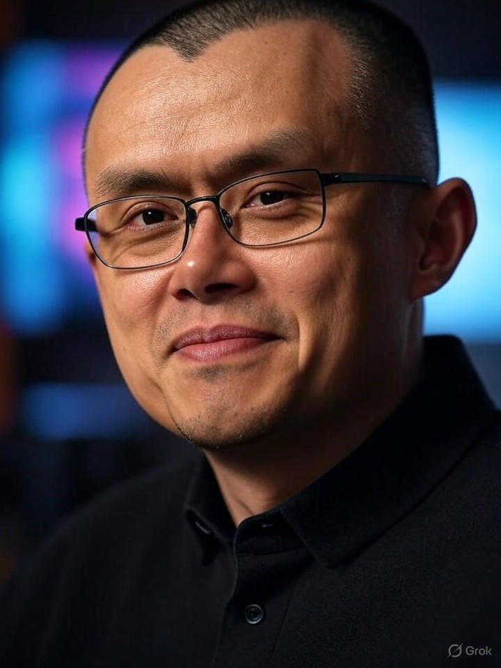 Se ve el rostro de cz EL FUNDADOR DE bINANCE