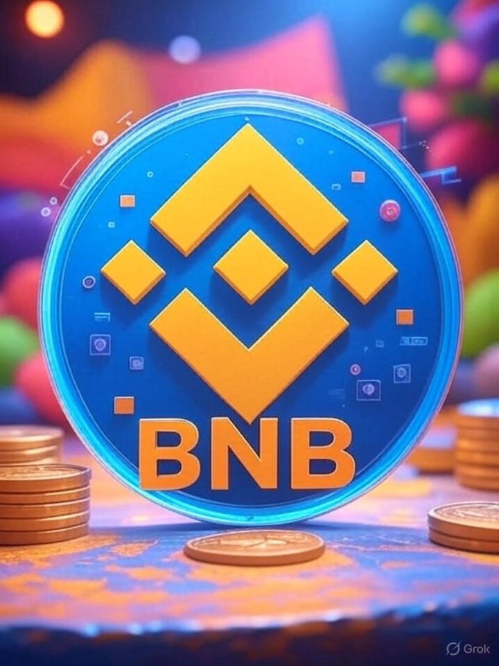 Imagen del logo de BNB la moneda nativa de BINANCE